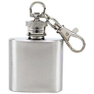 Mini Hip Flask Keyring