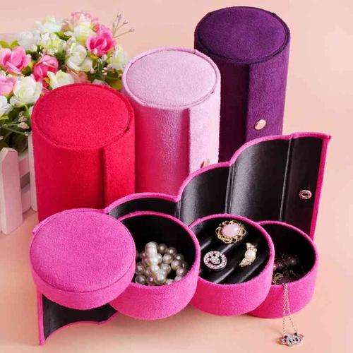 Three-layer Travel Jewelry Accessories Storage Organizer Box