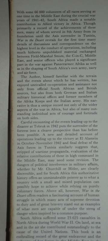 War in the Desert 1971 - SA Forces World War II, Volume III
