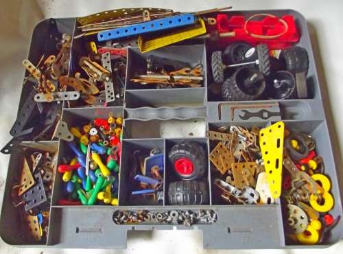 Large meccano set