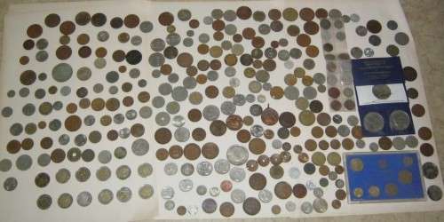 298 coins Foreign and  South African