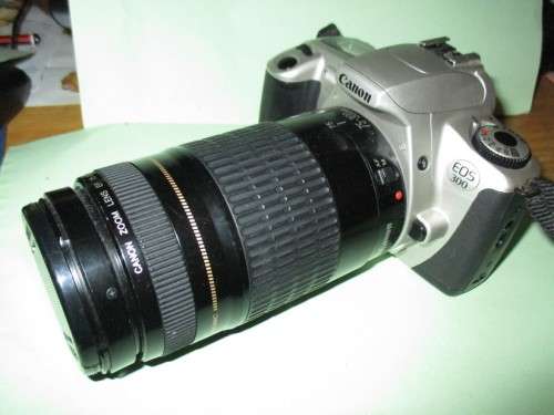Canon eos 300 Camera with 75-300mm lense