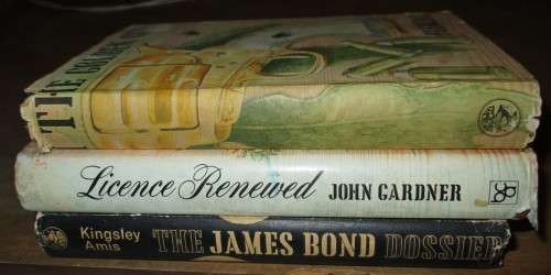 James Bond First Edition Books  x 3
