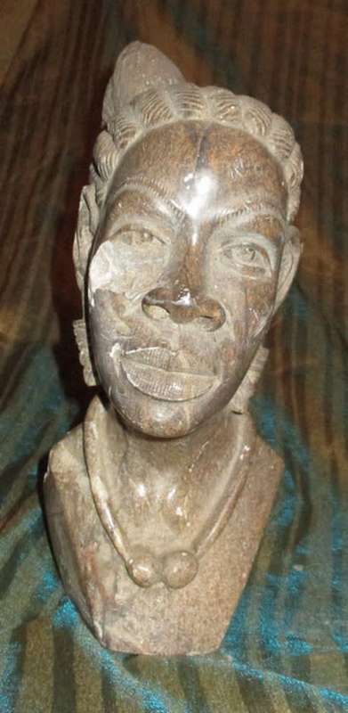 Pair of Soap stone Statues