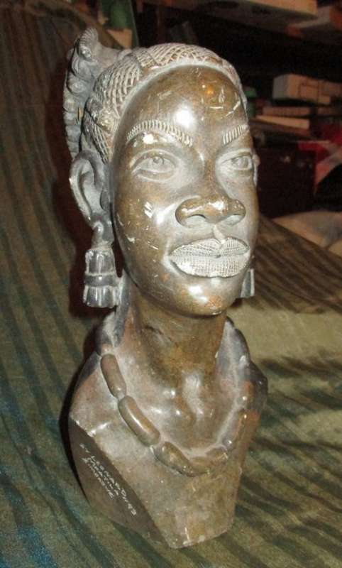Pair of Soap stone Statues