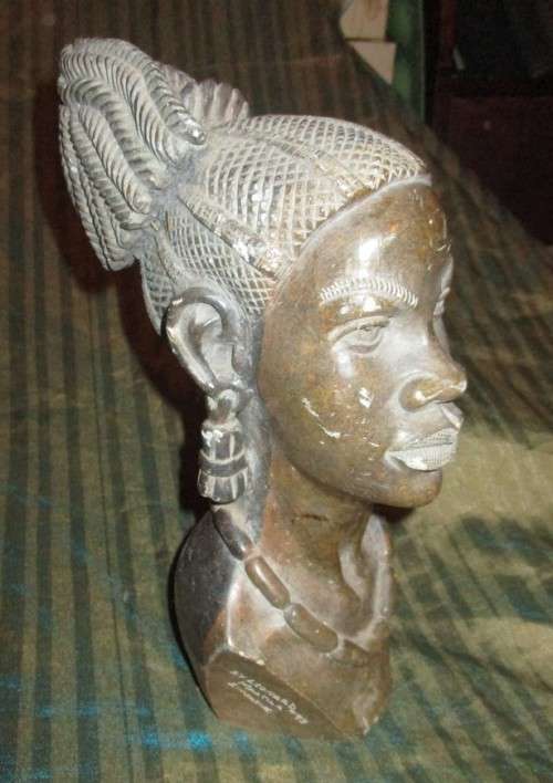 Pair of Soap stone Statues