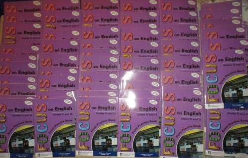 English grammer books  x 65  Grade 11 and 12