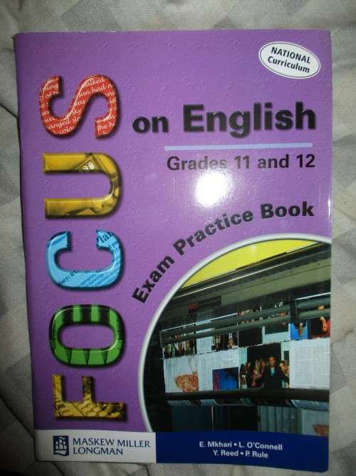 English grammer books  x 65  Grade 11 and 12