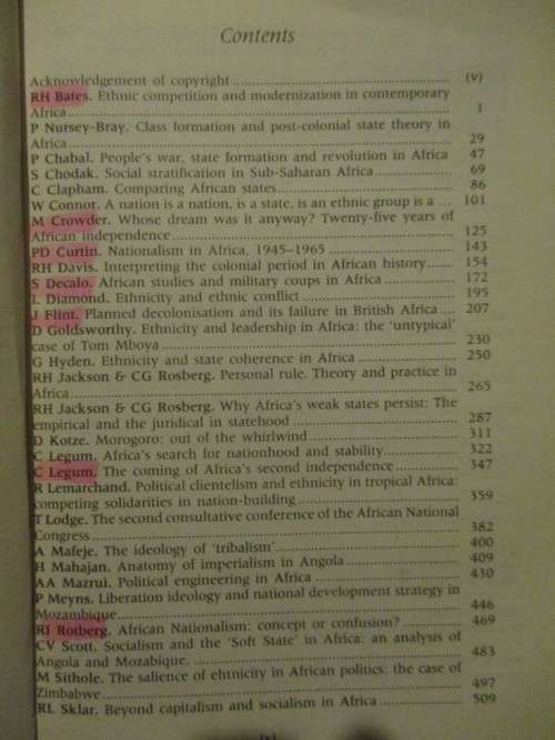 African Politics Introductory Perspectives