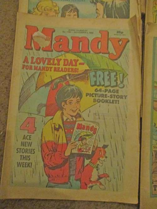 Mandy , Bunty , Judy Comics 1989 x 6