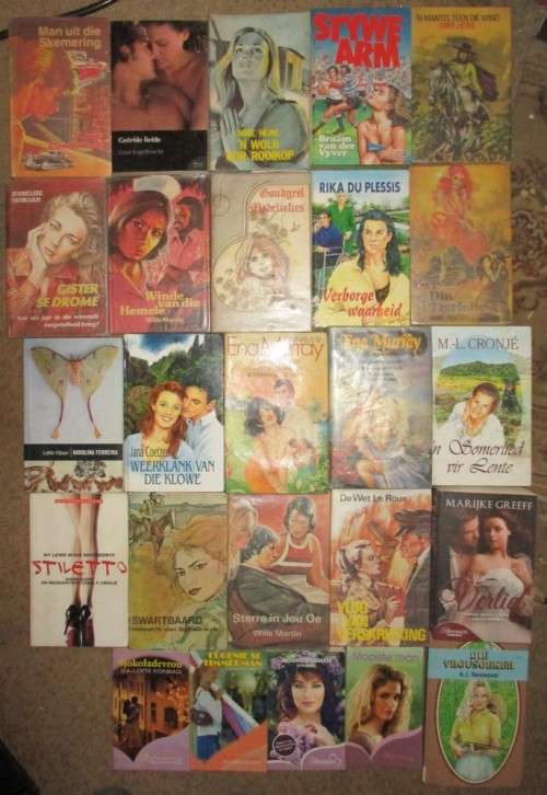 Romance  Afrikaans Books x25