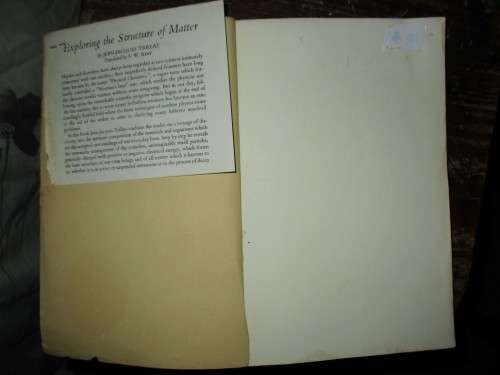 Exploring the Structure of Matter 1959 very rare Proof copy
