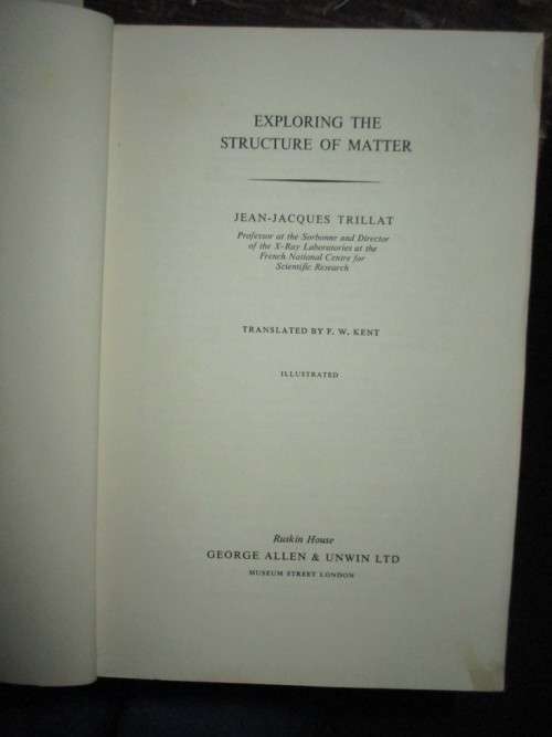 Exploring the Structure of Matter 1959 very rare Proof copy