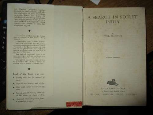 A Search in Secret India 1951