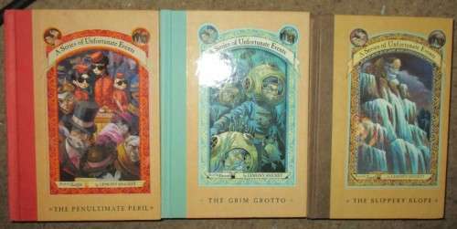 A series of Unfortunate Events Books 10 , 11, 12