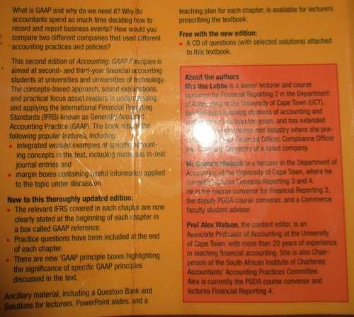 Accounting GAAP Principles 2009