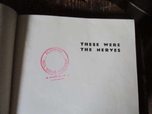 These Were The Nerves 1946