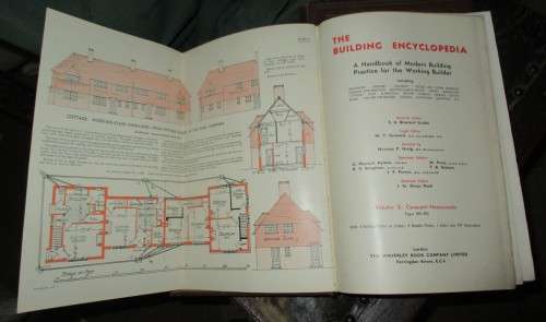 The Building Encyclopedia vol 1 and 2 circa 1937