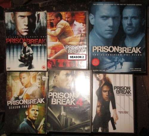 Prison Break Series DVDs plus Book