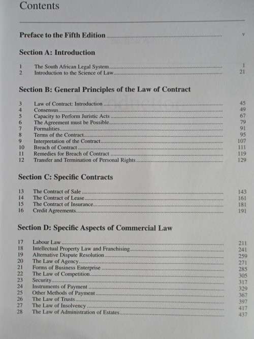 General Principles of Commercial Law