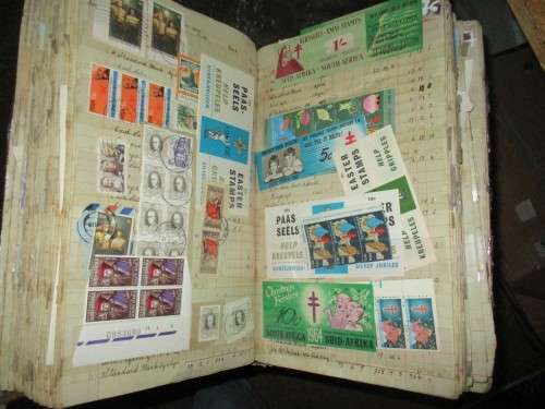 Ye Olde mixed up South African Stamp Album