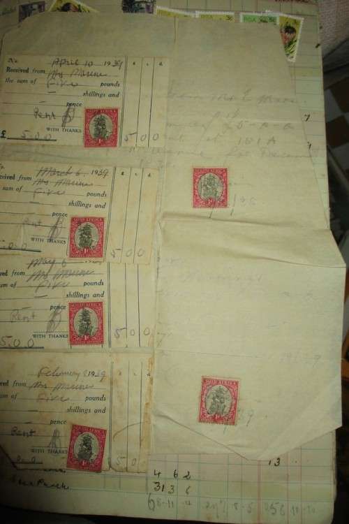 Ye Olde mixed up South African Stamp Album