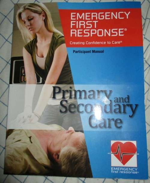 Set of Emergency  first aid books and DVD`s
