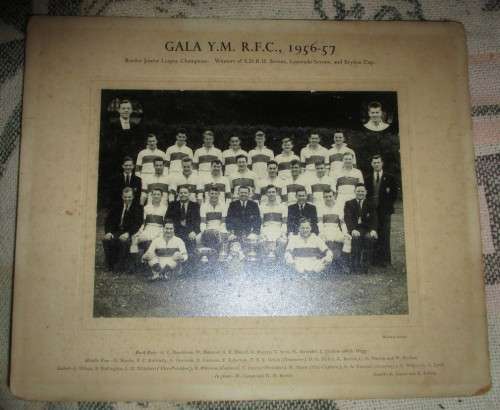 2 Old Football Team Photographs from the 1950s