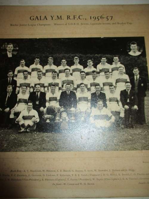 2 Old Football Team Photographs from the 1950s