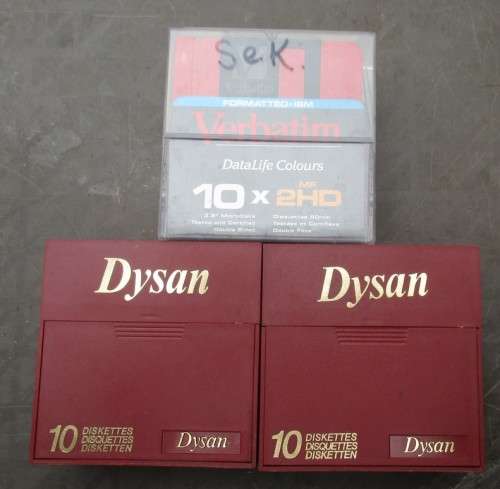 Used Micro Floppy Disks  5.25 MF 2HD  X35