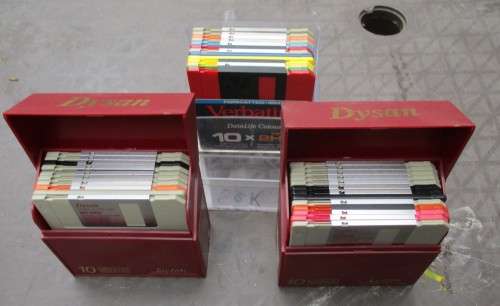 Used Micro Floppy Disks  5.25 MF 2HD  X35