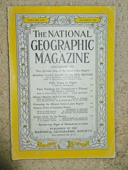 Old National Geographic x8