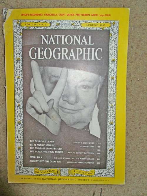 Old National Geographic x8