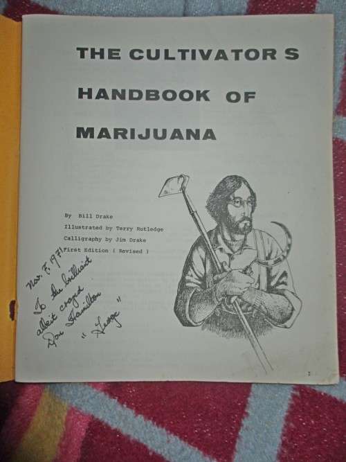 The Cultivators Handbook of Marijuana 1970