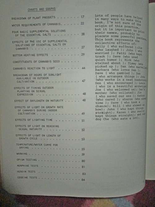 The Cultivators Handbook of Marijuana 1970