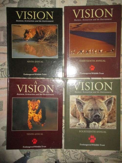 Vision . Endangered Wildlife Trust books  x4