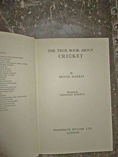 The true book about cricket 1958