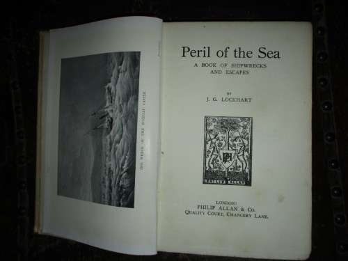Peril of the Sea . A Book of Shipwrecks and Escapes  1924