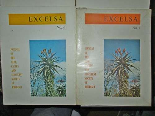 Excelsa No.1 to 10 Journal Of The Aloe, Cactus & Succulent Society Of Rhodesia