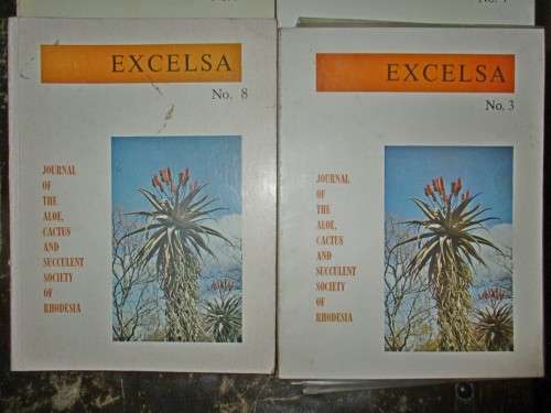 Excelsa No.1 to 10 Journal Of The Aloe, Cactus & Succulent Society Of Rhodesia