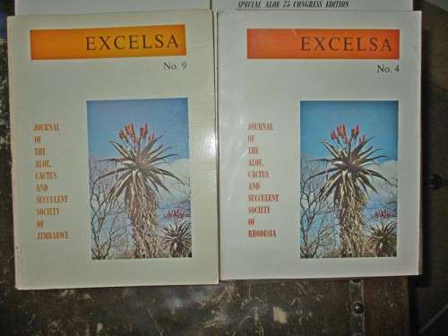 Excelsa No.1 to 10 Journal Of The Aloe, Cactus & Succulent Society Of Rhodesia