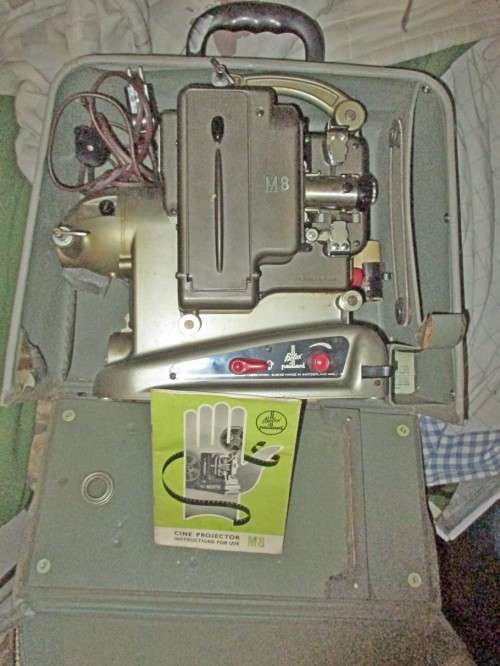 CINE Projector M8 in case with instruction booklet