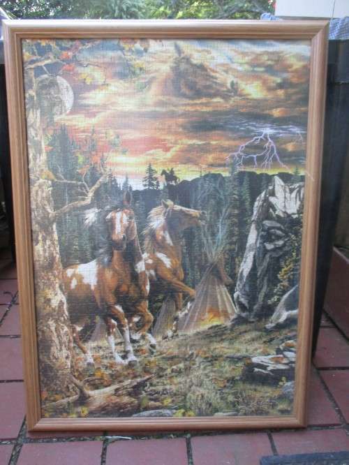 Red Indian Picture Puzzles x 2