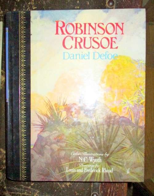 2 lovely Classics : Robinson Crusoe .  Kidnapped