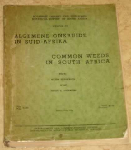 Common Weeds in South Africa  1966