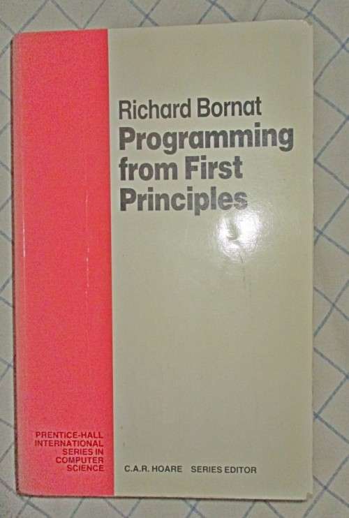 Programming from first principles  1986