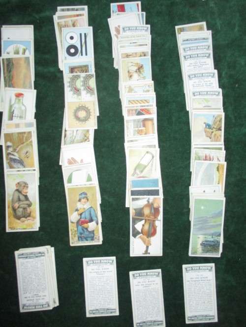 Collectors Cigarette Cards