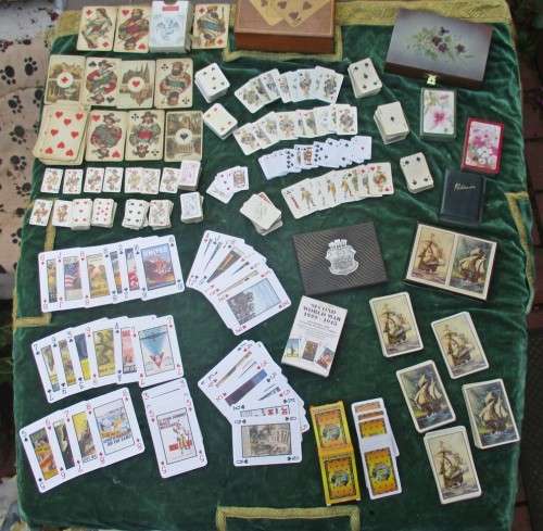 Collectable Playing Cards and  2 card boxes