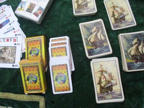 Collectable Playing Cards and  2 card boxes