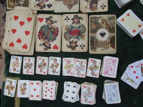 Collectable Playing Cards and  2 card boxes